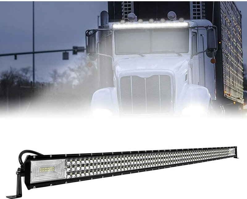 UISEBRT 675W LED Zusatzscheinwerfer 12 - 24V DC Flutlicht Reflektor 7D Combo LEDs Work Light Bar IP67 Scheinwerfer Arbei...