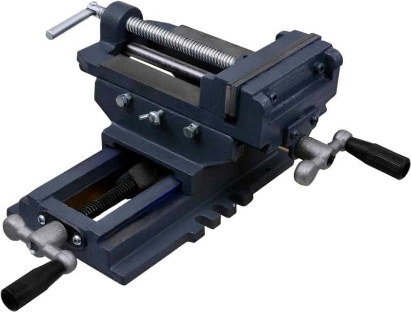 Schraubstock Kreuztisch Handbetrieben 127 mm Vidaxl