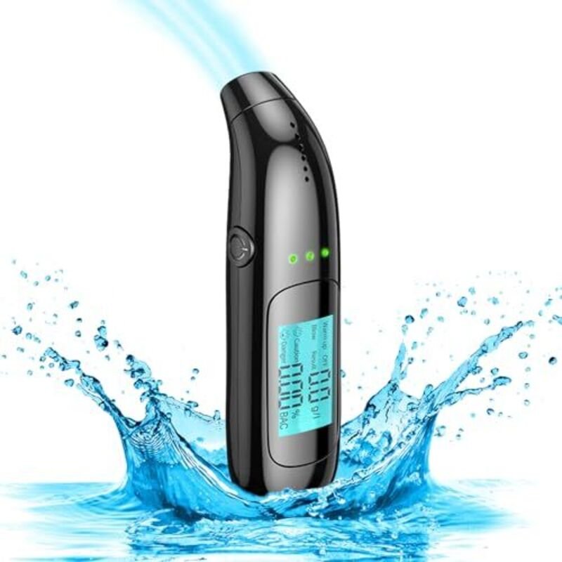 Elektronischer Alkoholtester, Alcotest USB-zugelassener, professioneller, zertifizierter Alkoholtester, wiederaufladbar,...