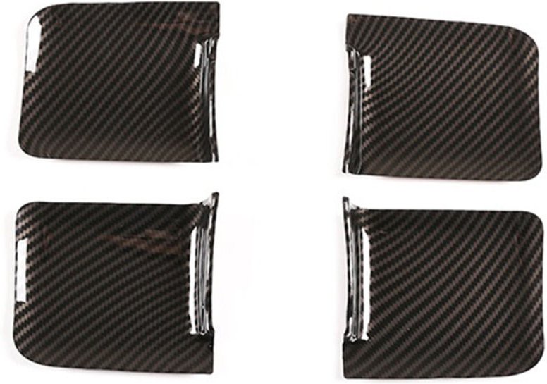 Karbon Faser ABS Auto Innen TüR SchüSsel Abdeckung Passend für - 2014-2021