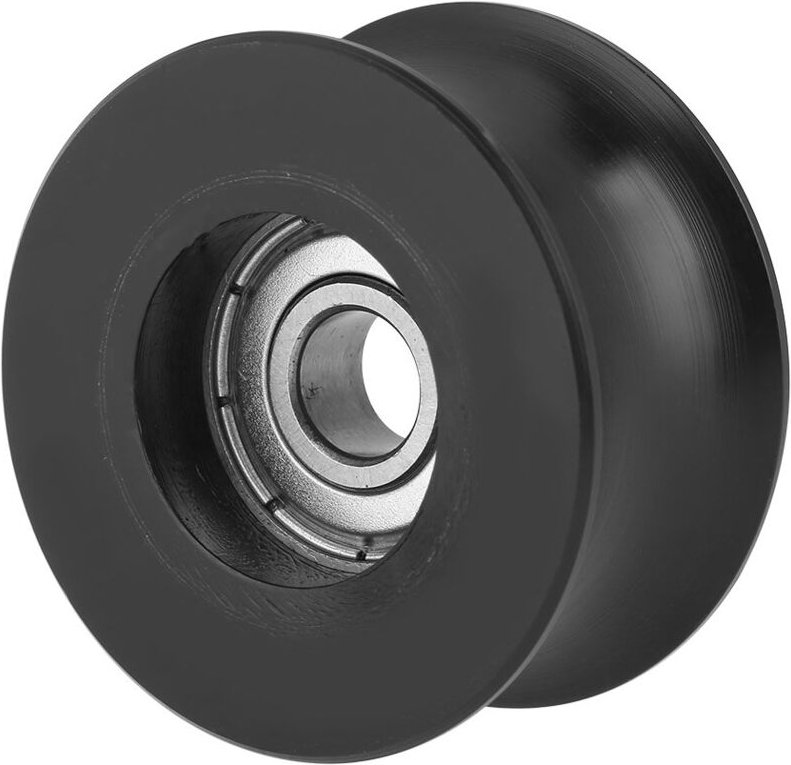 8x40x20.7mm U-Nut Riemenscheibe, 4 stücke 0840UU u Typ U-Nut Riemenscheibe Rollenführungsrad U-artige Nut Kugellagerführ...