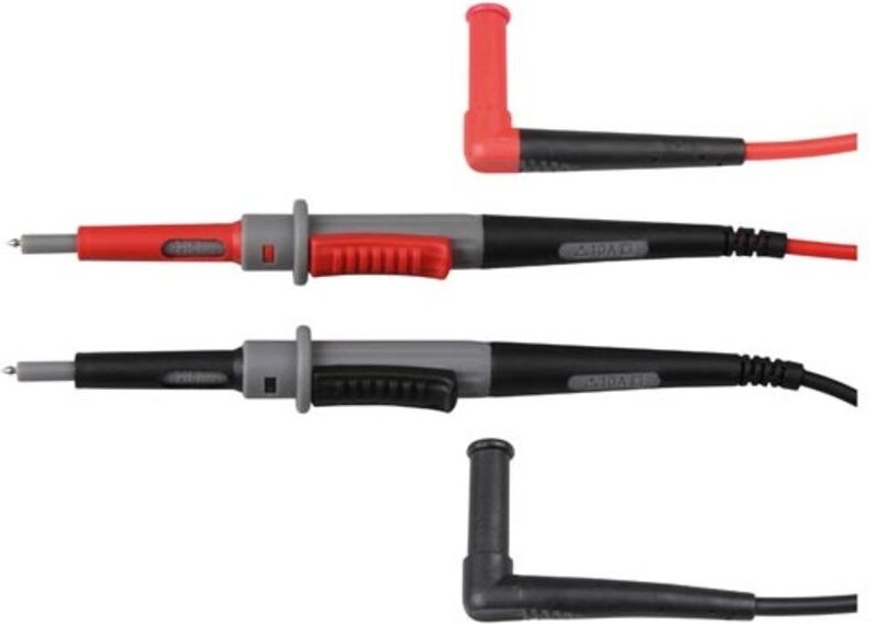 SATZ MIT PVC-MESSLEITUNGEN, CAT IV - 10A - 2mm/4mm - LÄNGE 100 cm