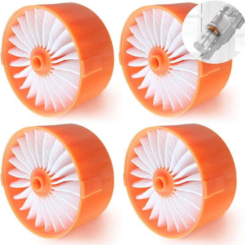 Stück Akku-Staubsauger-Zubehör, Ersatzfilterelemente für Black+Decker BSV2020G und BSV2020P - Sollbry