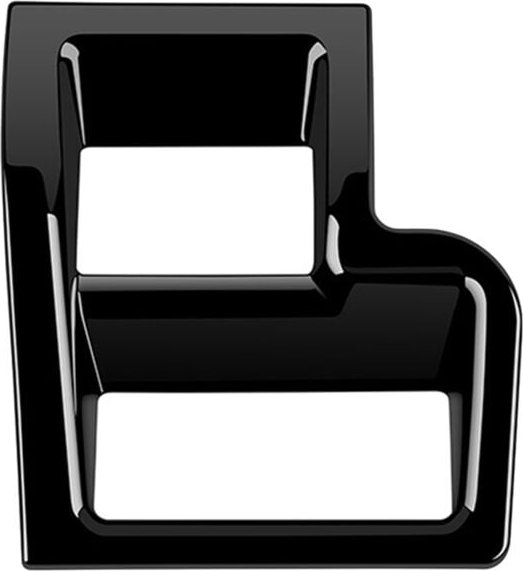 Tlily - Schwarz glänzend Auto vorne links Multifunktions-Taste Rahmen Panel Trim Rahmen Abdeckung Aufkleber für Suzuki S...