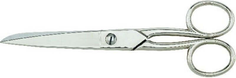 Kiesel Allzweckschere 150mm vernickelt, runde Griffaugen