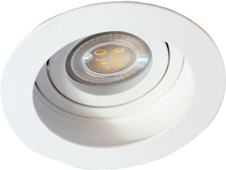 Akrah runder weißer Einbauring 10cm