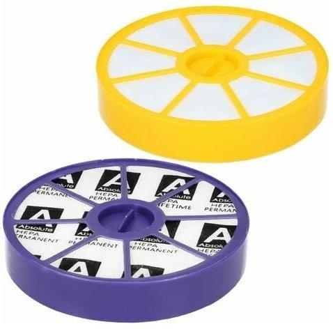 YMYNY 2-teiliges antiallergisches HEPA-Filterset für Vormotor und Nachmotor für Dyson DC05 DC08 Staubsauger