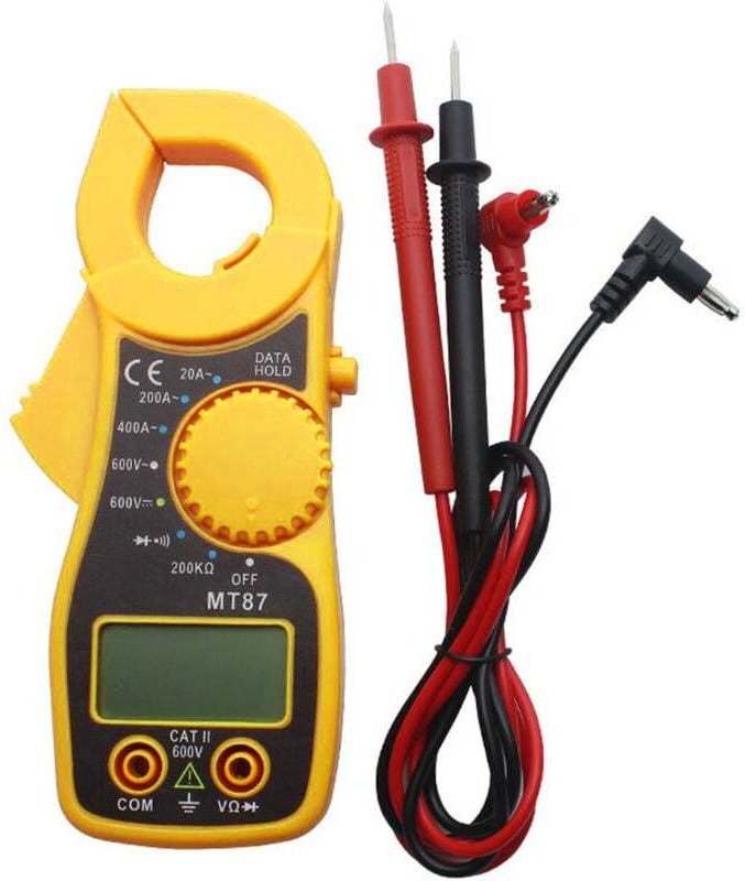 Digital-Multimeter AC DC Strommesszange Voltmeter Amperemeter Stromzange Ohmmeter LCD Volt Tester Pocket Digital Multi T...