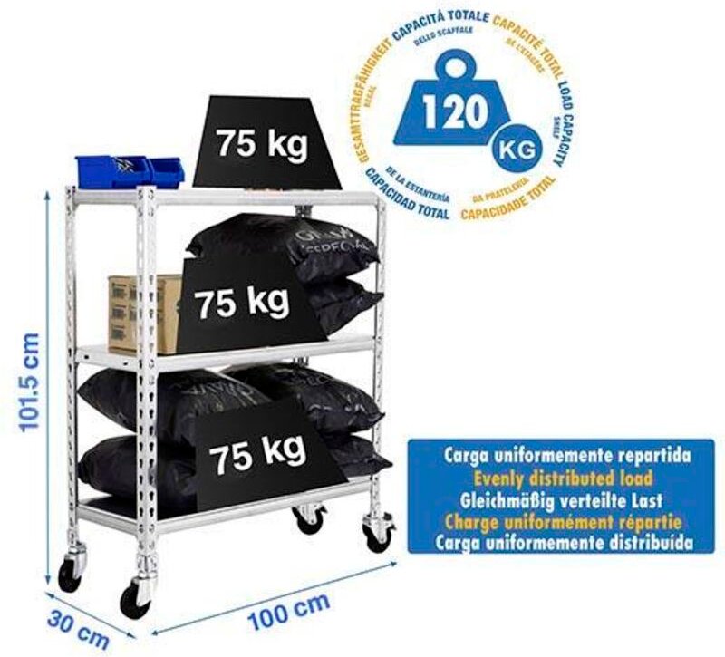 Simonrack Metallregal optimal galva 3 Regale