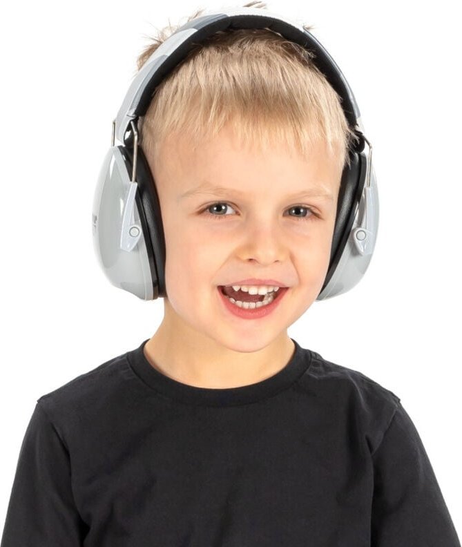 reer Kapselgehörschutz für Kinder SilentGuard Reduzierung 27 dB grau