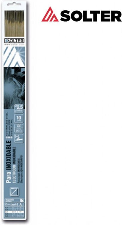 Edelstahlelektrode e316l 2mm Blister 10 Stück Solter