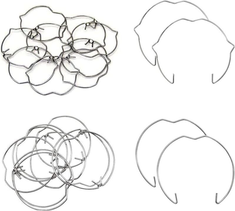 20 Stück GU10 MR16 Haltefederringe Federbefestigungsklammern für die meisten LED-Halogenlampen