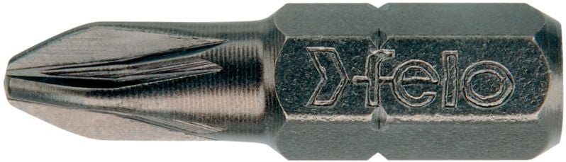 Thumbnail - Pozidriv (PZ) Industry C6,3x25 mm Schraubendreher-Bit. PZ 1 100er Pack Felo 02101017