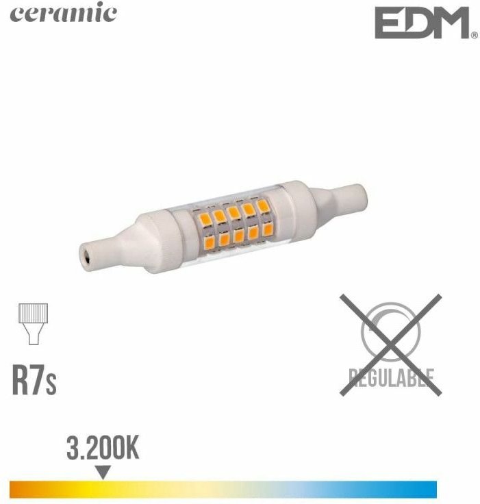 Thumbnail - Lineare EDM-LED-Glühbirne 78 mm R7S 5,5 W 720 lm 3000 K warmes Licht Ø1,6 x 7,8 cm