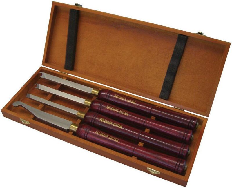 Holzmann - ringdreheisen set 4TLG +ausdrehstahl für drechselmachine ADSRS4TLG