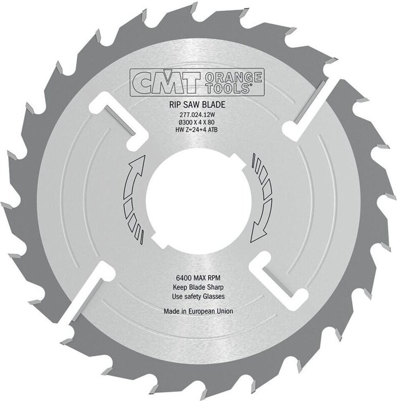277.024.14v Kreissägeblatt Mit Räumzähne 350x4.2x70 Z=24+6 Atb