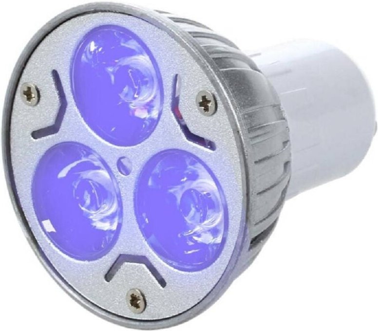Trade Shop Traesio - Trade Shop - 3 led high power luce spot 3 w GU10 lampada rossa verde blu 230V -