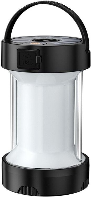 Typ-C wiederaufladbare Outdoor-Campingleuchte, 1000 Lumen, 4 Modi, batteriebetrieben, wasserdichte Multifunktions-Solar-...