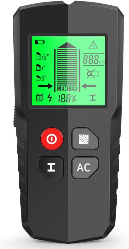 Jalleria - Kabelfinder Wand Kabelsucher Leitungsdetektor Leitungsdetektor Detektor Wanddetektor Messgerät Wandscanner De...