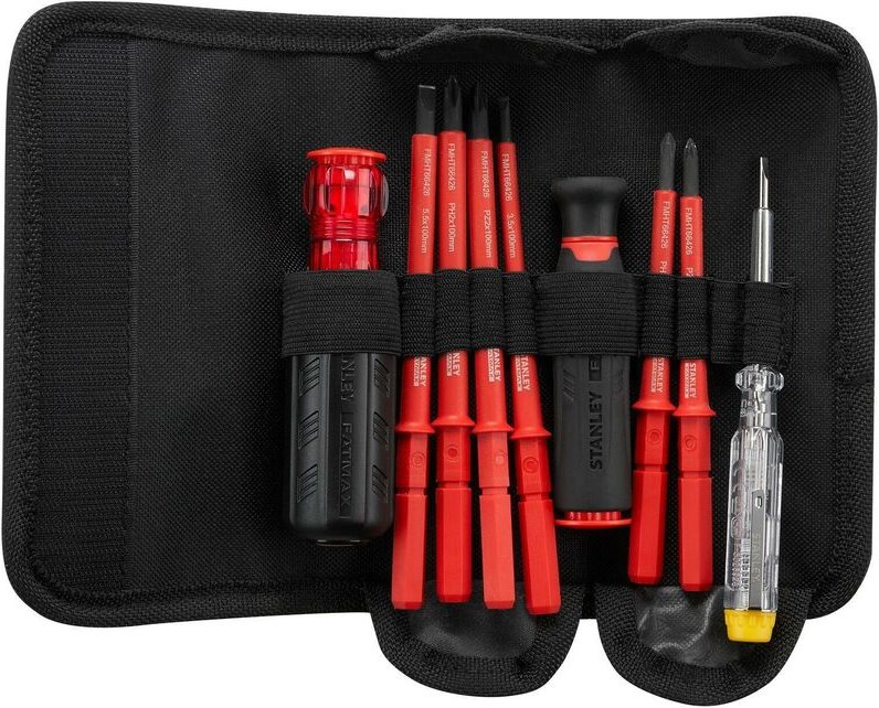 Isolierte schraubendreher mit auswechselbaren klingen isolierung 1000v - fmht66426-0 - Stanley