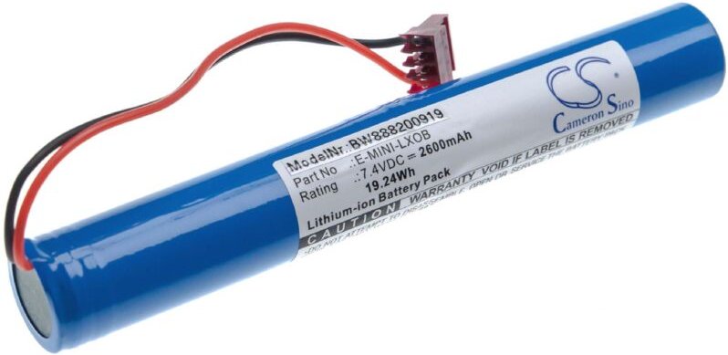 1x Akku Ersatz für Environment e-mini-lxob für Steuereinheit (2600 mAh, 7,4 v, Li-Ion) - Vhbw