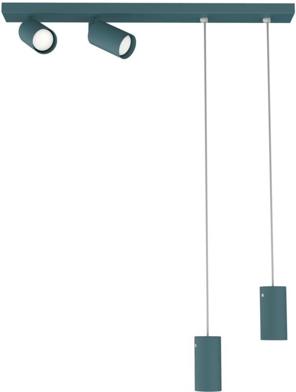 Hybrid 4XGU10 monocolore opaco