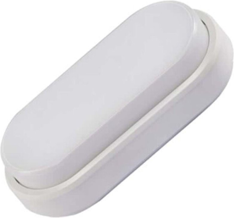 Led-Oval-Wandleuchte EDM 18W 6400K 1300 Lumen 23cm