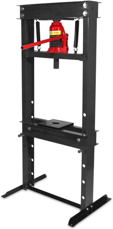 BITUXX Hydraulische Werkstattpresse 20T Presse Werkstatt Hydraulikpresse Rahmenpresse Dornpresse Tonnen Dunkelgrau