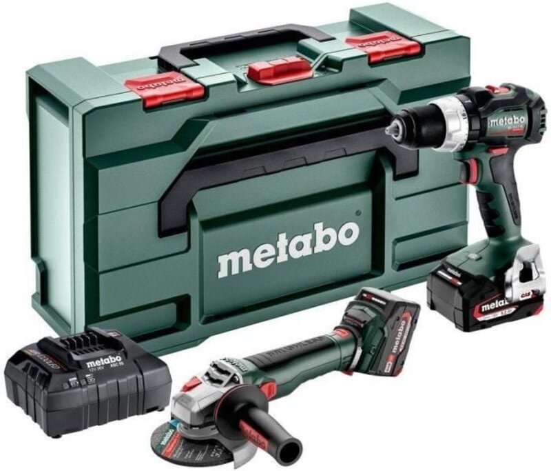 Metabo - Akku Combo Set 2.9.4 18 v, bs 18 lt bl + wb 18 lt bl 11-125 Quick x 165 l