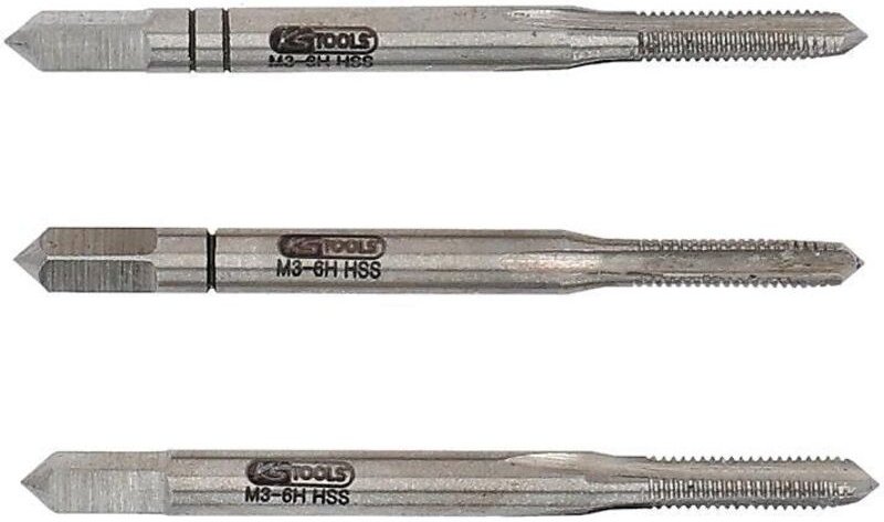 Thumbnail - HSS Handgewindebohrer-Satz M, M4x0,7, 3-tlg