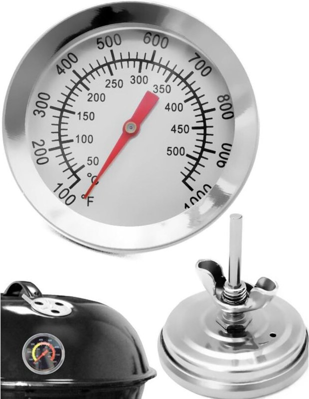 Thumbnail - SHINING HOUSE Analoges Kochthermometer – Temperaturbeständig – Für Grill, Grill, Töpfe, Töpfe, Smoker – Von 10 °C bis 50...