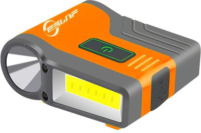 Memkey - LED-Clip-Stirnlampe, wasserdicht, wiederaufladbar, leistungsstarke Stirnlampe mit Sensorsteuerung für Angeln, L...