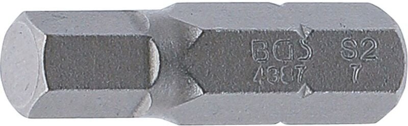 Bit Länge 30 mm Antrieb Außensechskant 8 mm (5/16') Innensechskant 7 mm