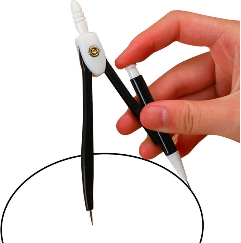 Csparkv - Mathe-Kompass für Schüler, Mathe-Kompass für Kompass-Werkzeuge, Kompass-Zeichenwerkzeug Zeichenkompass-Geometr...