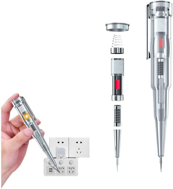 Ersandy - Reaktiver elektrischer Prüfstift, 70–250 v wasserdichter Spannungsprüfer, induzierter elektrischer Stift, reak...