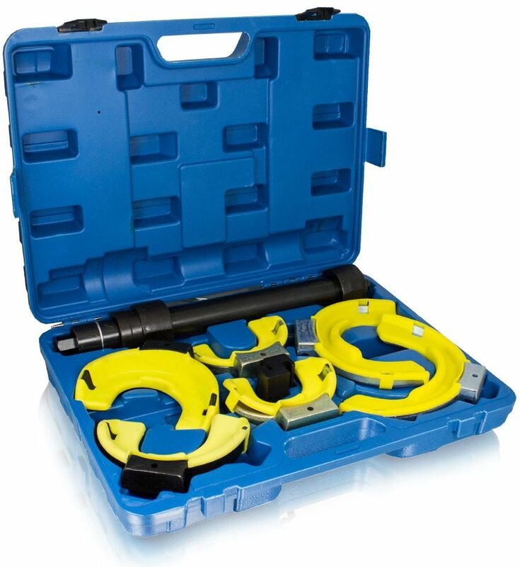 Bituxx - Universal Federbeinspanner Federspanner Set für Mc Pherson Federbeine Tuning Tieferlegung