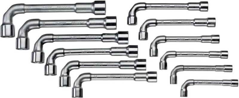 Gedore - 25 PK-012 Doppelsteckschlüssel-Satz 12-teilig 8-19 mm