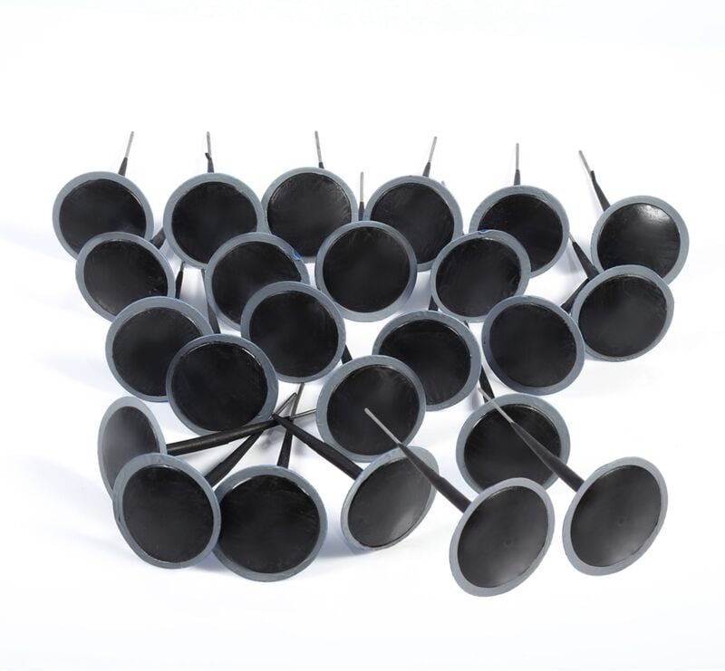 Eosnow - 24 Stück Auto-Tubeless-Reifen-Pannenreparatur, kabelgebunden, 4,5 mm, Pilzstopfen-Patch