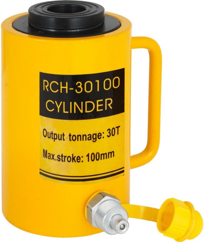 30 Tonnen 4 Zoll Hub Hohlhydraulikzylinder Wagenheber 66000 lbs Hub Industriell langlebiges Autokarosserie-Biegewerkzeug...