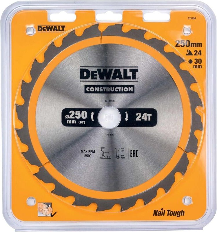 Kreissägeblatt 250 x 30mm 24 wz - Dewalt