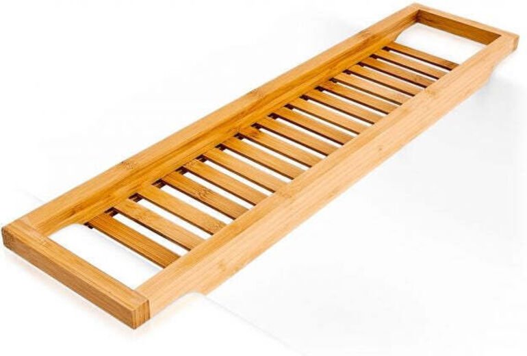 Badewannenregal aus bambus 88