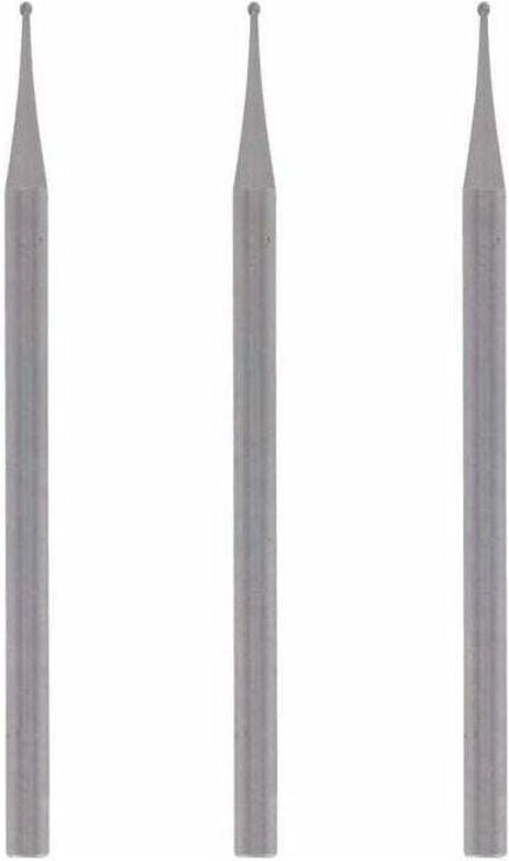 105 Satz mit 3 Gravurschneidern, runde Spitze, ø 0,8 mm zum Schnitzen und Gravieren in Holz mit Mehrzweckwerkzeugen – Te...