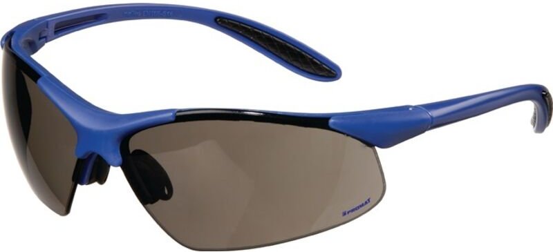 Promat - Schutzbrille daylight premium en 166 Bügel dunkelblau, Scheibe smoke Pol