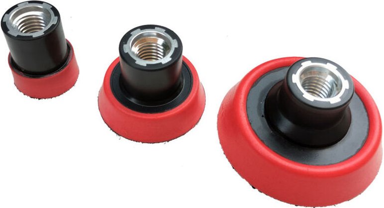 3 Stück Schleifpad 25 mm 50 mm 75 mm Schleifscheiben M14 Klettverschluss Schleifplatte Schleifstützplatte Polieren für B...