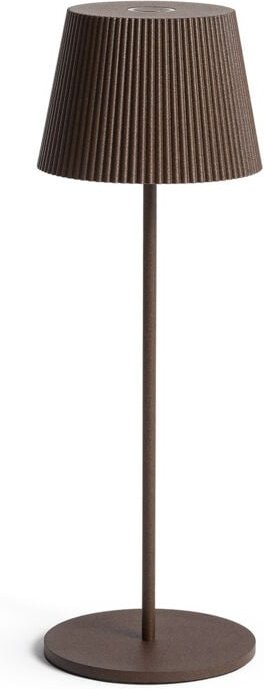 LED-Tischlampe 1.2W Tragbar Aussen Aluminium mit wiederaufladbarem USB-Akku Willox Rost