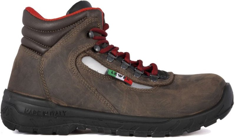 Lewer 460 S3 SRC Hohe Sicherheitsschuhe - 44 EU - Braun