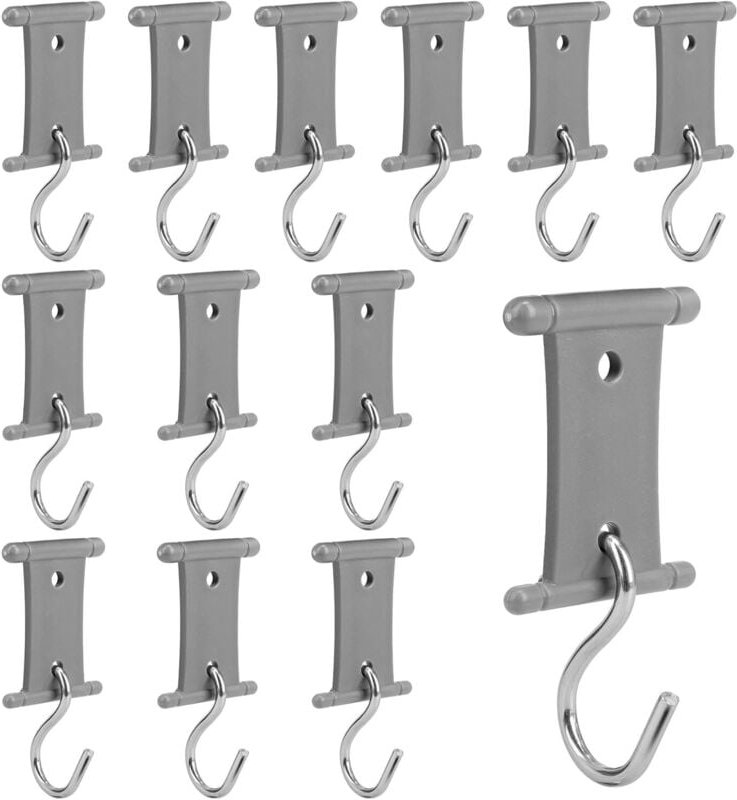Sollbry - 16 Stück Markisenhaken für Wohnmobil, Wohnwagen, Campingzelt, drinnen und draußen, für 5/6 mm und 7/8 mm Schie...