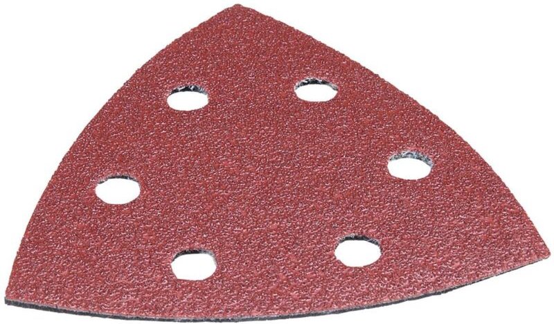 Makita Schleifpapierset Deltoid, 94 mm, 5 x 2 Stk. K60 / K80 / K120 / K180 / K240 • 94 mm • Rot • 10 Stück • Holz / Hart...