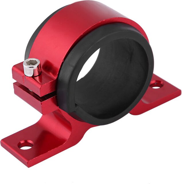 Haofy 50-mm-Kraftstoffpumpenhalterung aus Aluminiumlegierung, Einzelfilterklemme für Kraftfahrzeuge, einfache Installati...
