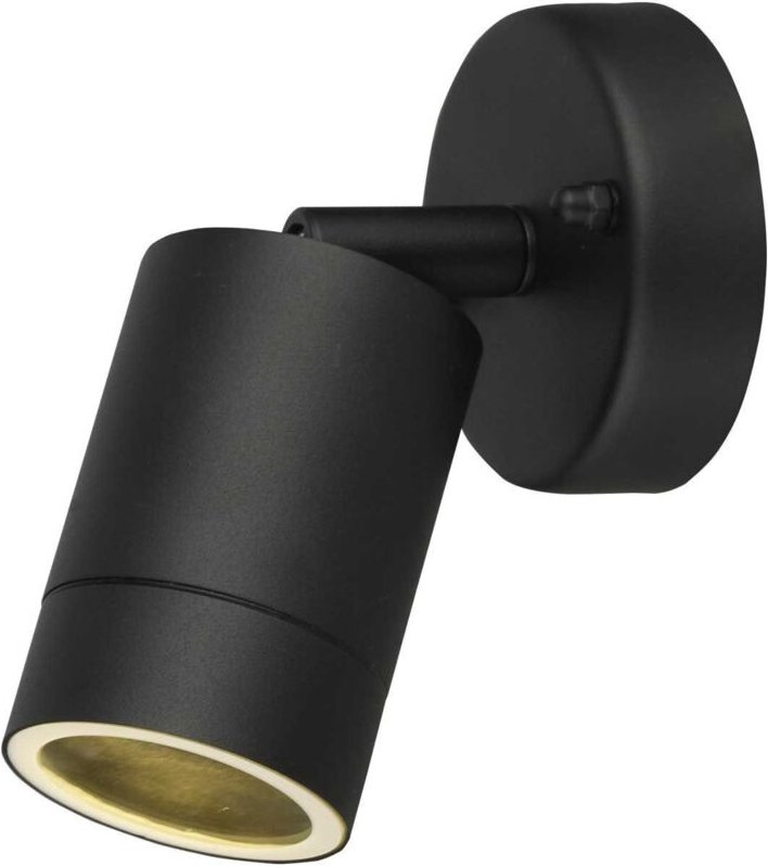 Arum Lighting - almedilla IP44 mattschwarze GU10-Spot-Außenwandleuchte